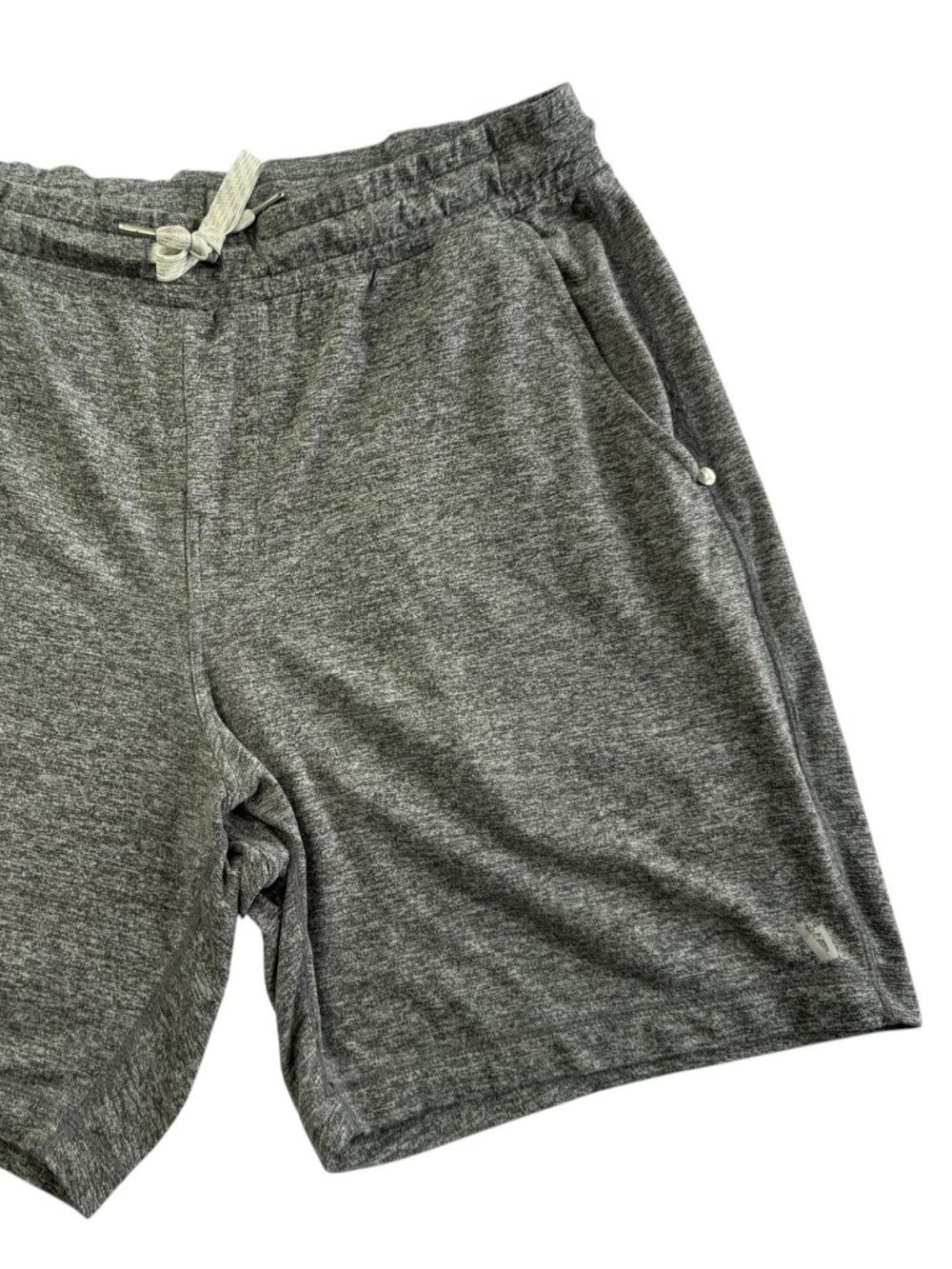 VUORI Gray Athletic Ponto Shorts w/ Pockets. Drawstring.  Size Men's Large
